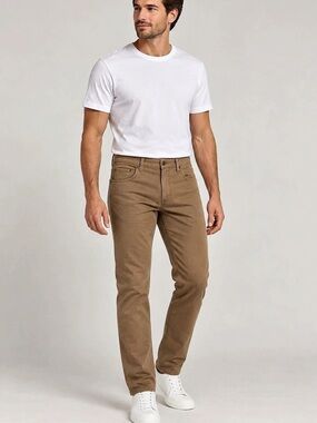 Alberto Stone-B Modern Fit Tan Pants – W34 L34 – NWT